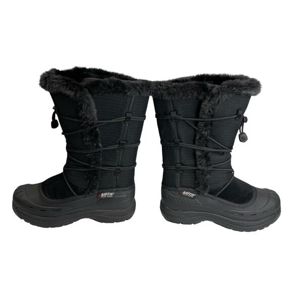 Baffin Ella Womens Boot Mid Height Size 6 Black - Picture 6 of 9